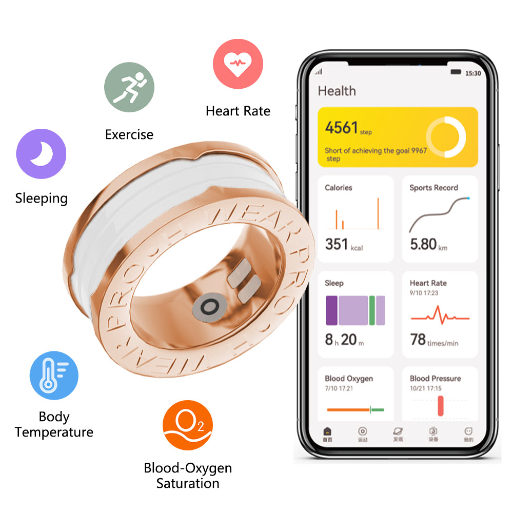 R12 Smart ring health and fitness tracker