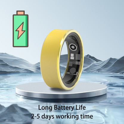R15 Smart Health Ring титановое фитнес-кольцо водонепроницаемое пульсометр контроль кислорода в крови