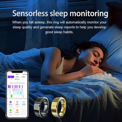 R9 Health Ring Фитнес-трекер Смарт-кольца Частота сердечных сокращений Уровень кислорода в крови Отслеживание сна NFC Мониторинг артериального давления